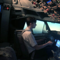 full motion flight simulator